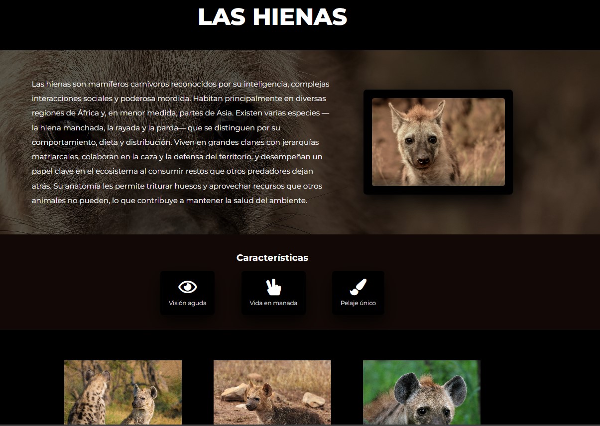 Desafío 3 - Landing Page Las Hienas